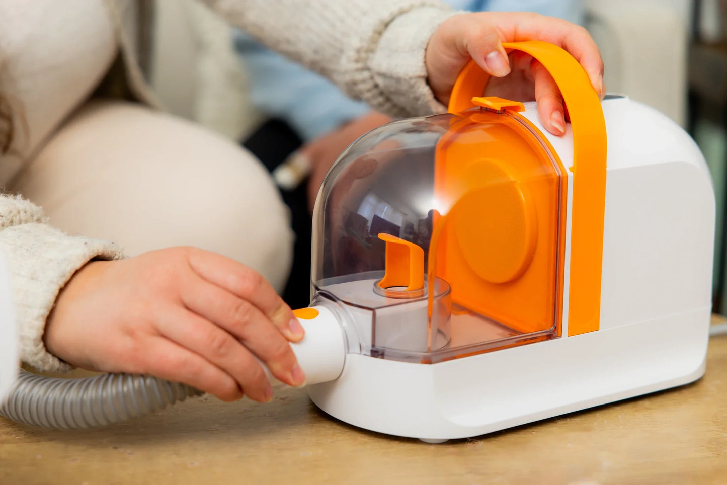 Dog Grooming Vacuum Kit with Clippers | 12000Pa Suction, Low Noise, All-in-One Pet Grooming & De-Shedding System